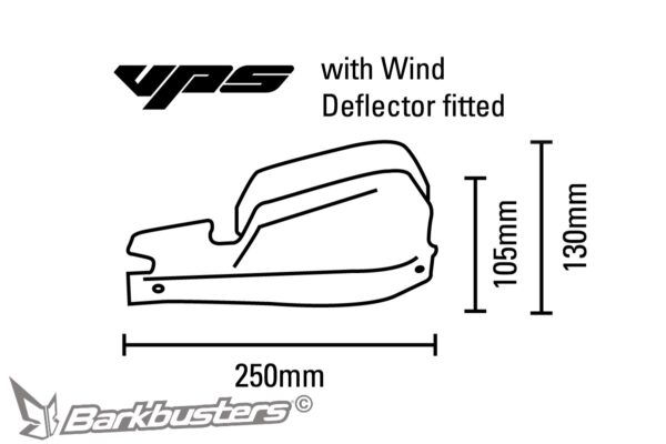 BARKBUSTERS HANDGUARD VPS - (PLASTIC GUARD ONLY) - Image 2