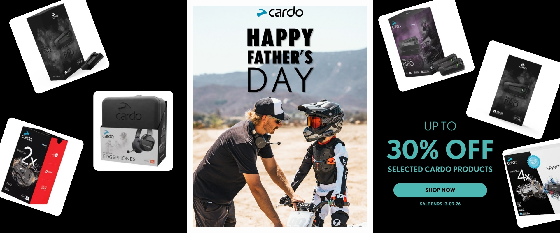 Up to 30% off selected Cardo Products