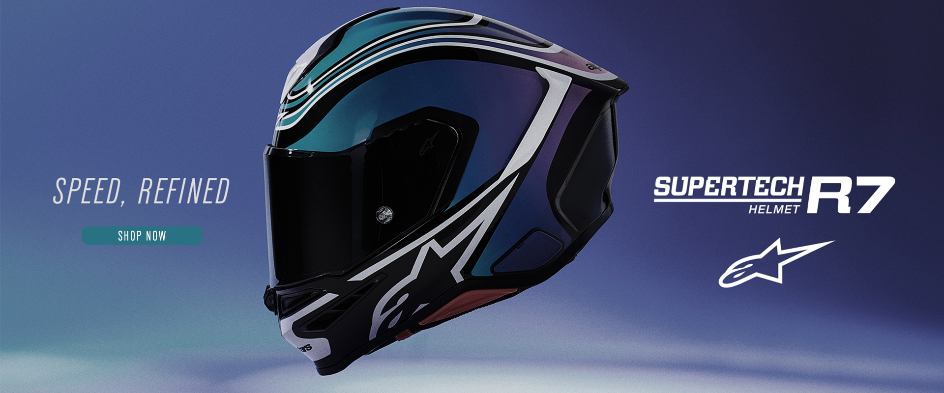 Alpinestars Supertech R7 Helmet at Tracktion