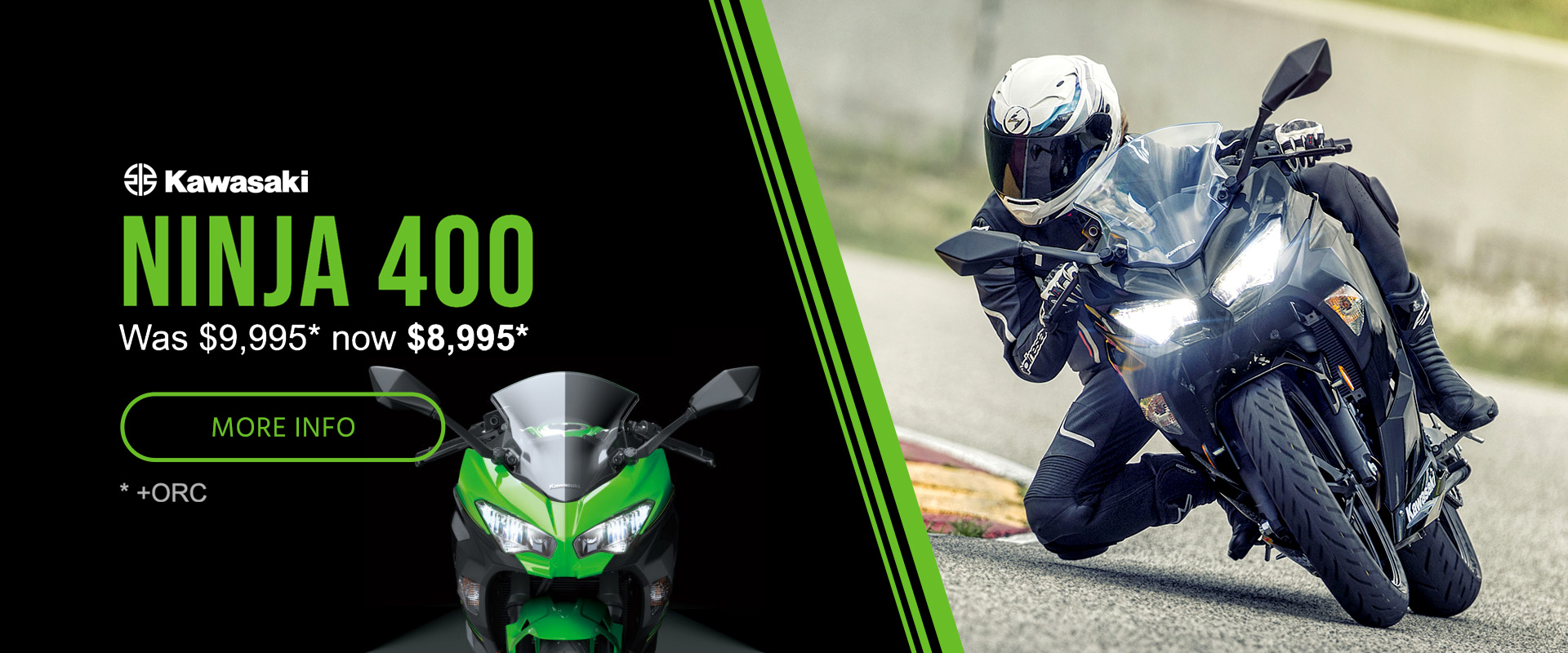 Kawasaki Ninja 400 Price Reduction