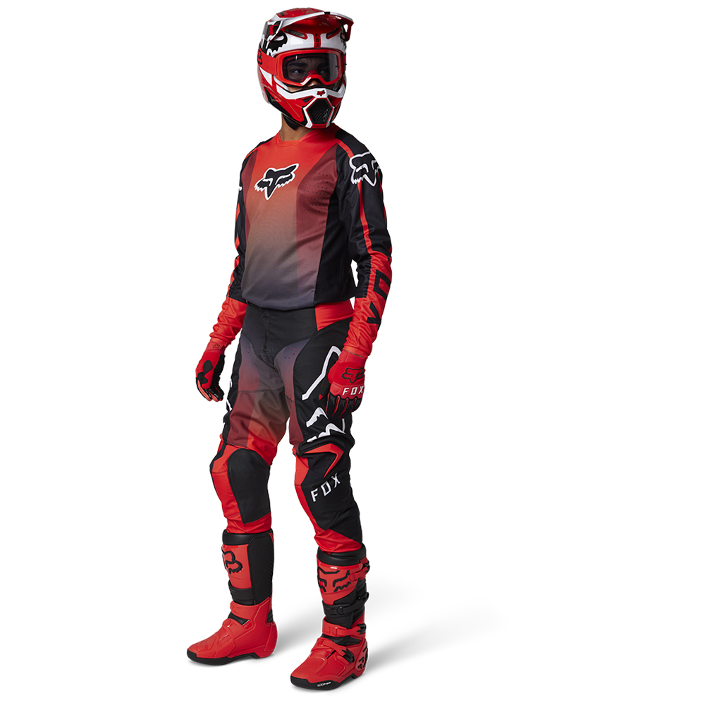 Fox 180 Leed Jersey Flo Red | Tracktion Motorcycles