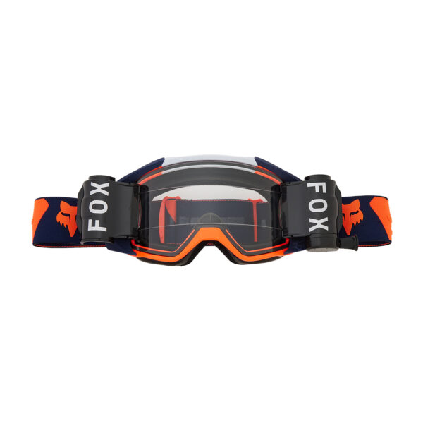 FOX VUE ROLL OFF GOGGLES NAVY ORANGE