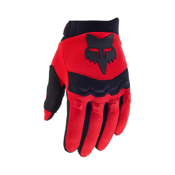 FOX YOUTH DIRTPAW GLOVES FLO RED