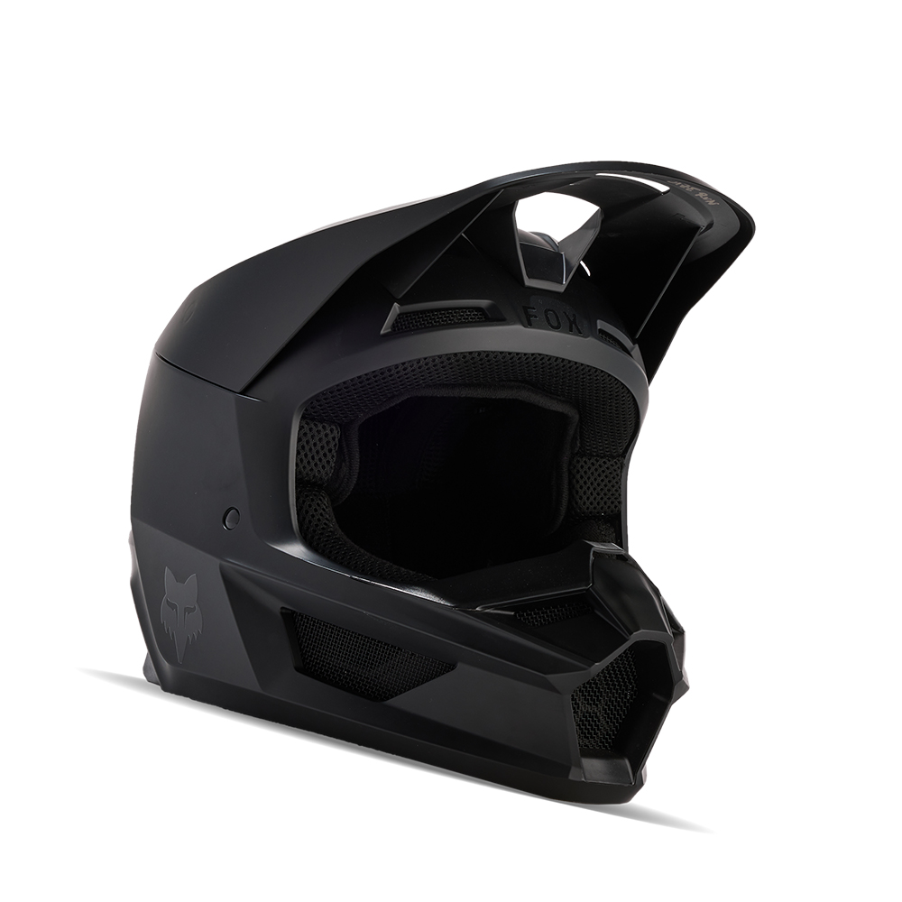 Fox V Core Helmet Matte Black | Tracktion Motorcycles