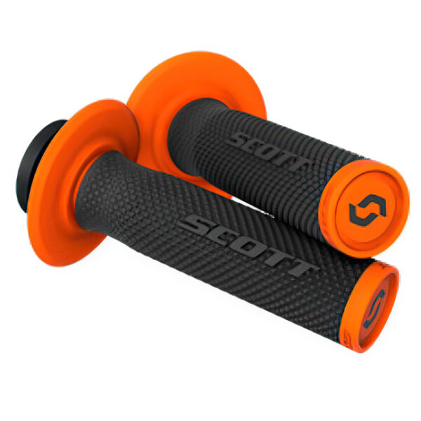 Grips SX II Lock On + Cam Set Black/Orange Scott