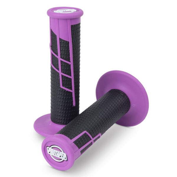 Protaper Lock On Grips 1/ Waffle Neon-Purple/Black