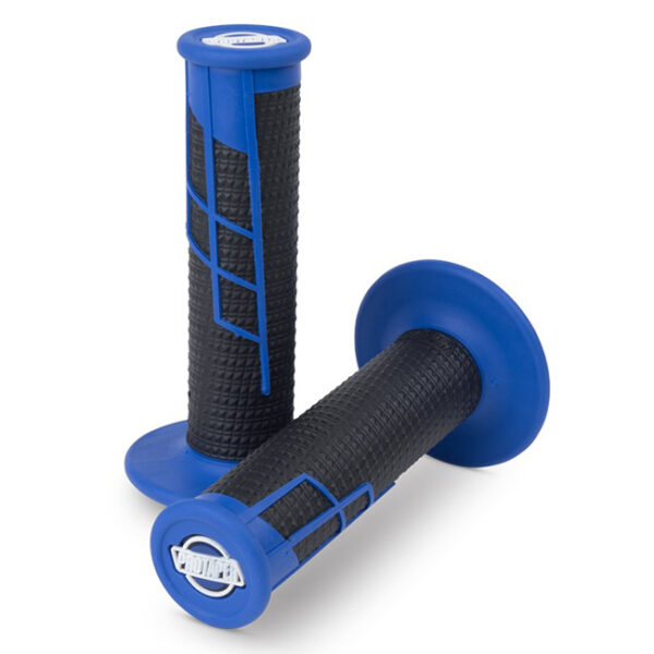 Protaper Clamp On Grips 1/2 Waffle Blue/Black