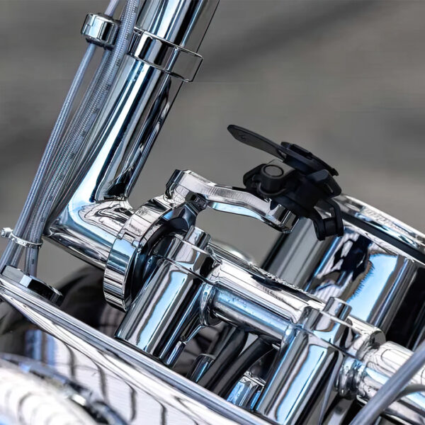 Quad Lock Motorcycle Handlebar Mount Pro Chrome - Large Quad Lock - Image 2