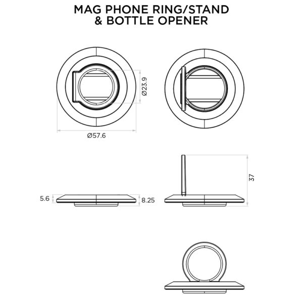 Quad Lock MAG - Phone Ring/Stand and Bottle Opener - Image 3