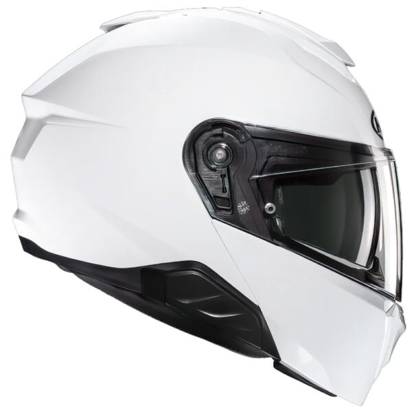 HJC  i91 Pearl White Sytem Helmet - Image 3