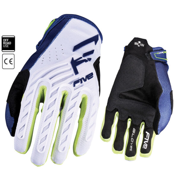 FIVE MXF3 EVO Navy/White/Fluro Glove