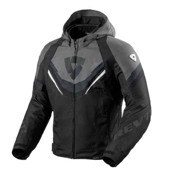 Rev'it  Quantum 3 H2o Jacket Black Grey