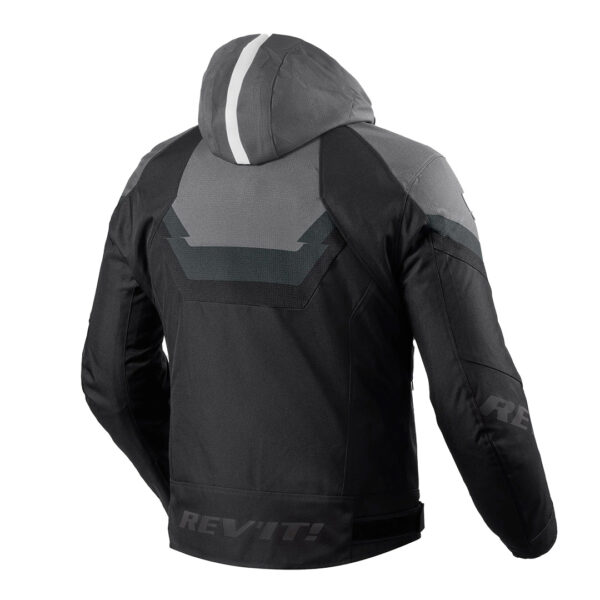 Rev'it  Quantum 3 H2o Jacket Black Grey - Image 2