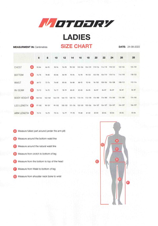 Motodry Heated Vest Ladies Black - Image 3