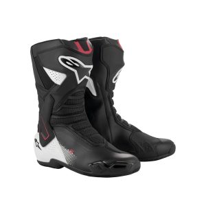 Alpinestars SMX-6 v3 Boots Black/White/Red Graphic