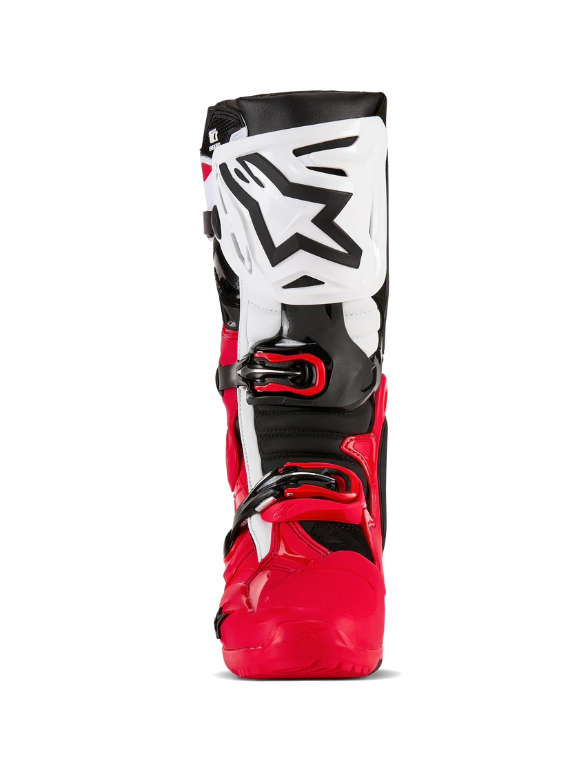 Alpinestars Tech-10 Enduro Boots Bright Red/Black/White - Image 6