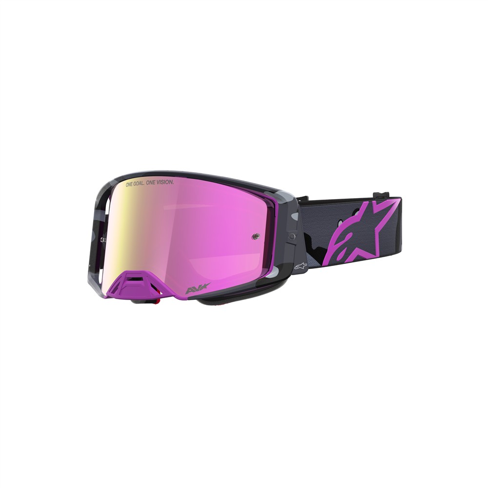 Alpinestars Supertech Limited Edition Loane Goggle Tradewind Camo/Pink - Mirror Red Lens - Image 2