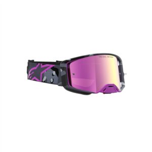 Alpinestars Supertech Limited Edition Loane Goggle Tradewind Camo/Pink - Mirror Red Lens