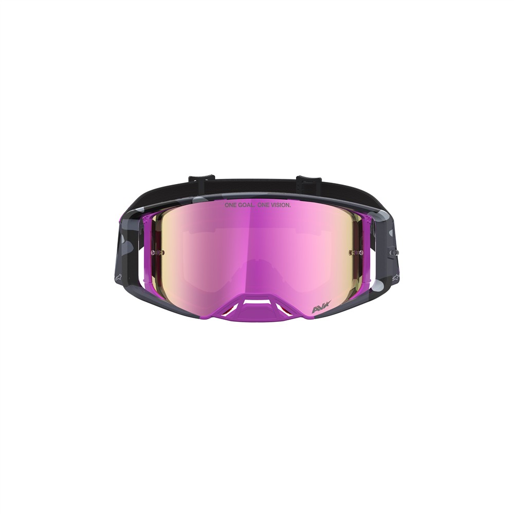 Alpinestars Supertech Limited Edition Loane Goggle Tradewind Camo/Pink - Mirror Red Lens - Image 4