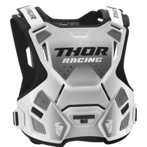 CHEST PROTECTOR THOR MX GUARDIAN MX ROOST YOUTH SMALL MEDIUM WHITE