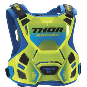 CHEST PROTECTOR THOR MX GUARDIAN MX ROOST ADULT MEDIUM LARGE  FLURO GREEN BLUE