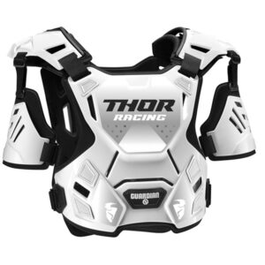 CHEST PROTECTOR THOR MX GUARDIAN YOUTH SMALL MEDIUM WHITE/BLACK
