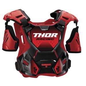 CHEST PROTECTOR THOR MX GUARDIAN ADULT BLACK/RED