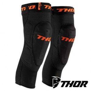 THOR COMP XP ELBOW GUARDS SOFT IMPACT PROTECTOR MOUNTED IN FABRIC SLEEVE FITS UNDER RIDING GEAR