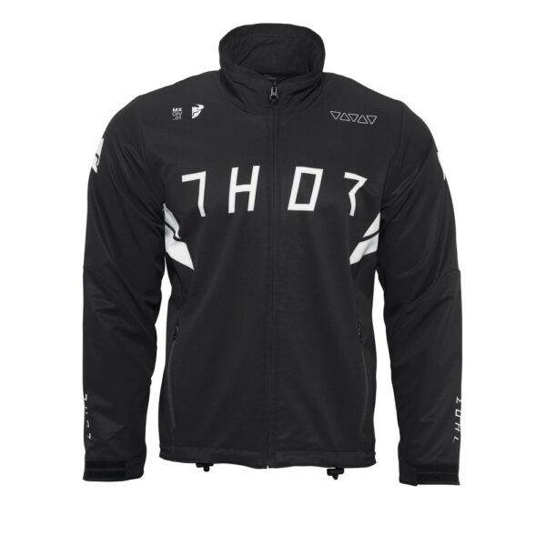 JACKET THOR MX S22 WARMUP BLACK/WHITE