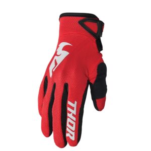 GLOVE S23 THOR MX SECTOR RED/WHITE