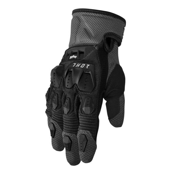 GLOVE S23 THOR MX TERRAIN BLACK CHARCOAL