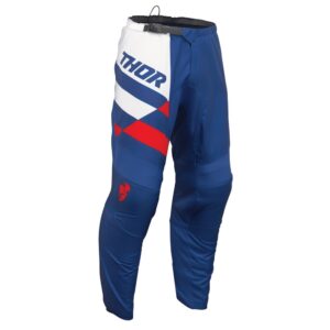 PANTS S24 THOR MX SECTOR YOUTH CHECKER NAVY/RED