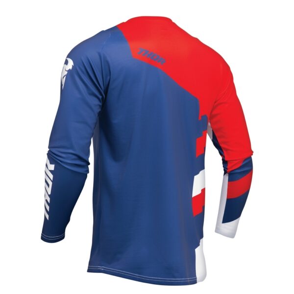 JERSEY S24 THOR MX SECTOR YOUTH CHECKER NAVY/RED