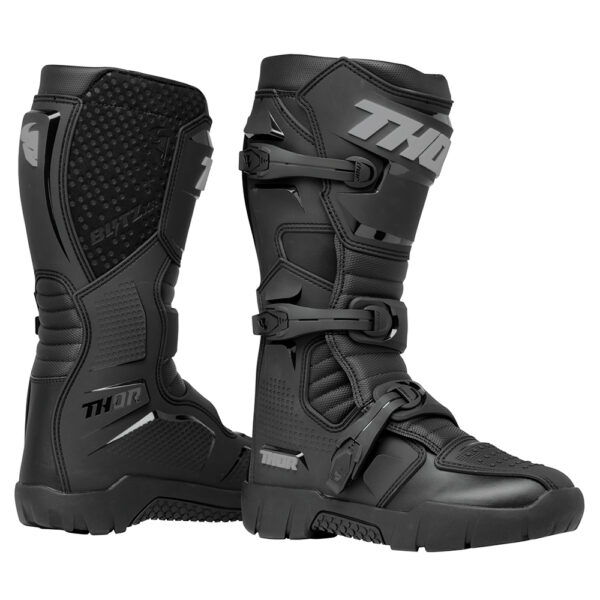 MOTORCROSS BOOTS S24 THOR MX BLITZ XR TRAIL ATV TREADED MENS BK/GY  10