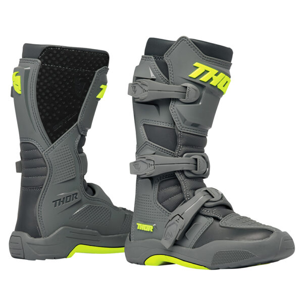 MOTORCROSS BOOTS S24 THOR MX BLITZ XR YOUTH GY/CH  1