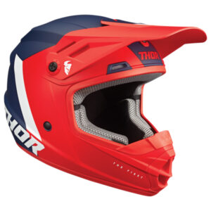 HELMET S24 THOR MX SECTOR CHEV RED NAVY YOUTH
