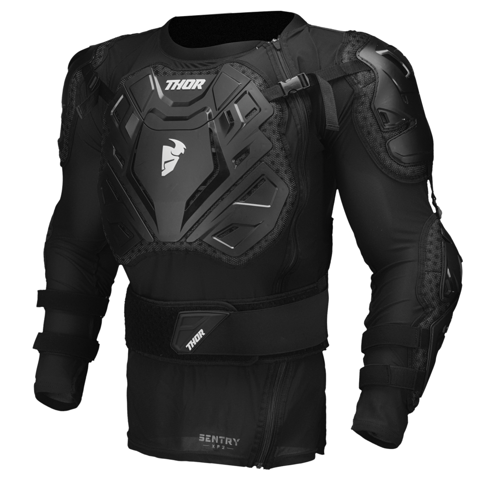 CHEST PROTECTOR S25 THOR MX SENTRY XP2 BLACK 2XL/3XL