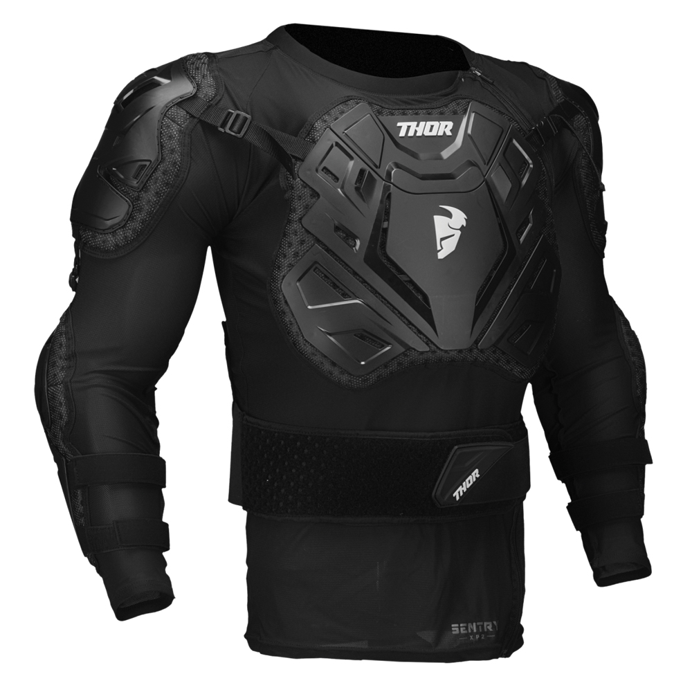 CHEST PROTECTOR S25 THOR MX SENTRY XP2 BLACK 2XL/3XL