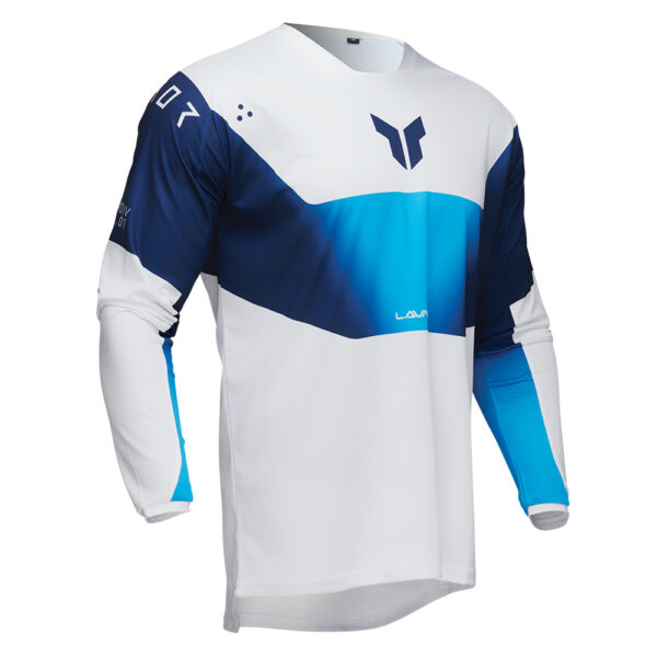 JERSEY S25 THOR MX LAUNCH STORM WHITE