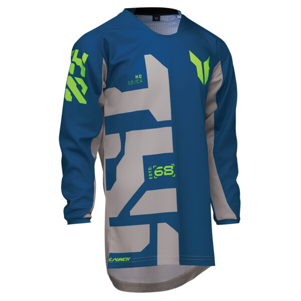 JERSEY S25 THOR MX LAUNCH YOUTH FORGE BLUE  Medium