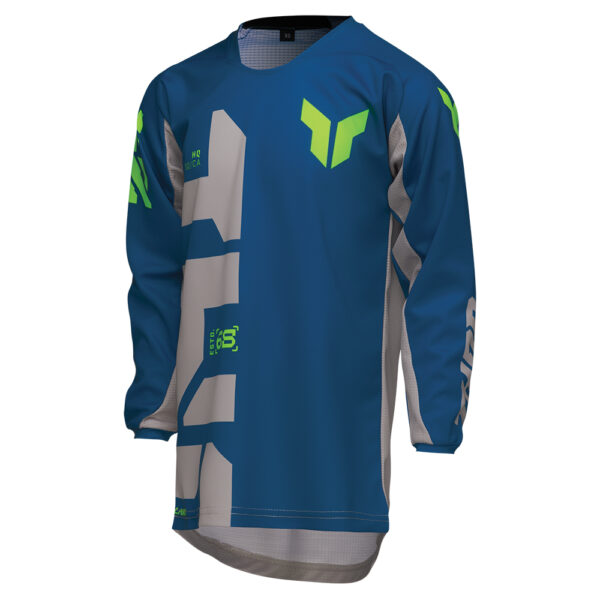 JERSEY S25 THOR MX LAUNCH YOUTH FORGE BLUE  Medium