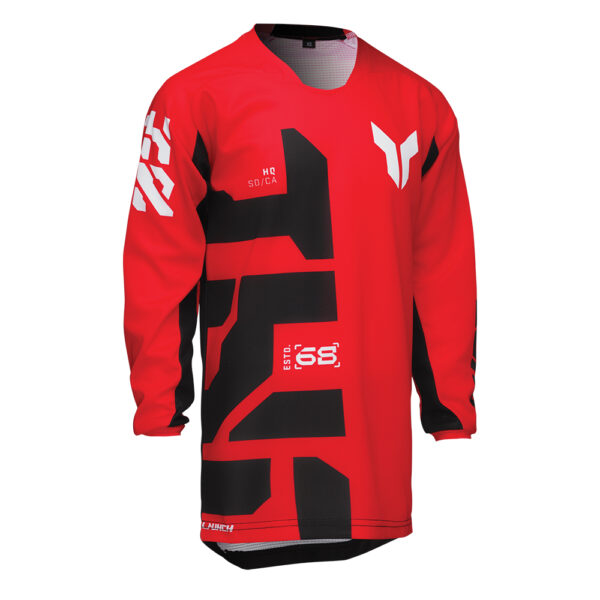 JERSEY S25 THOR MX LAUNCH YOUTH FORGE RED