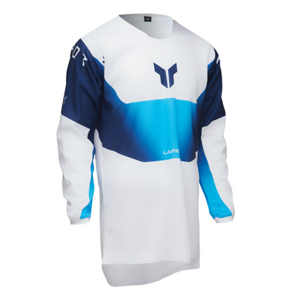 JERSEY S25 THOR MX LAUNCH YOUTH STORM WHITE