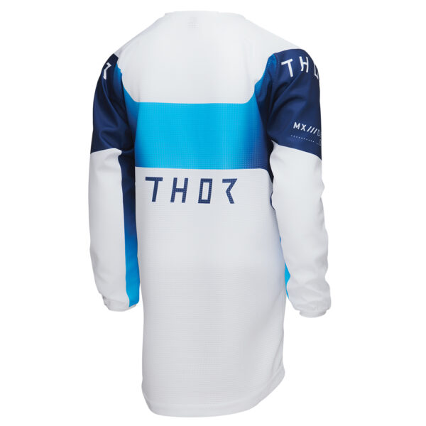 JERSEY S25 THOR MX LAUNCH YOUTH STORM WHITE