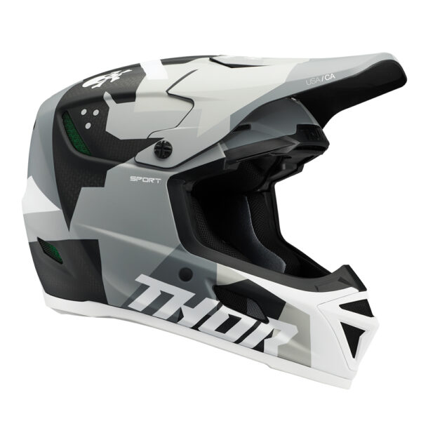 HELMET S25 THOR MX REFLEX SPORT CARBON BRAVE GREY/WHITE