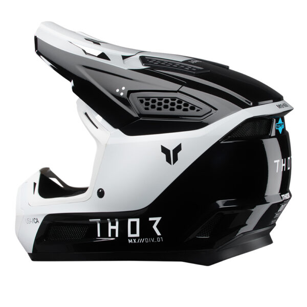 HELMET S25 THOR MX FLEET STORM BLACK/WHITE