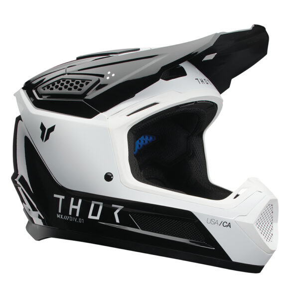 HELMET S25 THOR MX FLEET STORM BLACK/WHITE