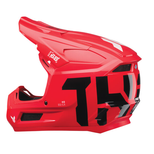 HELMET S25 THOR MX FLEET FORGE RED YOUTH