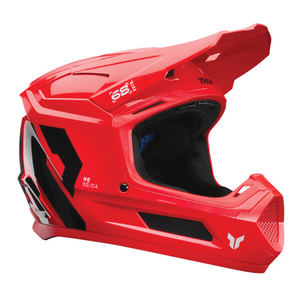 HELMET S25 THOR MX FLEET FORGE RED YOUTH