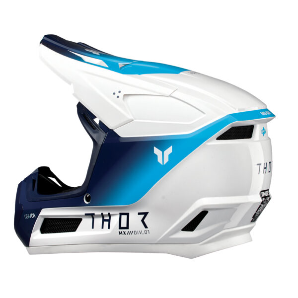 HELMET S25 THOR MX FLEET STORM WHITE/NAVY YOUTH